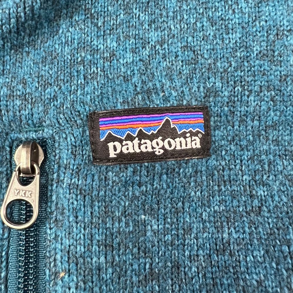 Patagonia Better Sweater 1/4 Quarter Zip Pullover Women‎ M Blue Fleece Outdoor - Picture 8 of 8